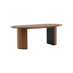 Bianca Ovalt spisebord - Natur