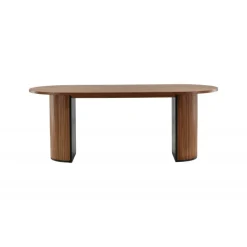 Bianca Ovalt spisebord - Natur