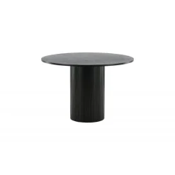 Bianca Rundt spisebord - Sort