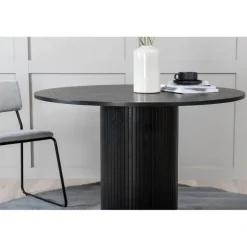 Bianca Rundt spisebord - Sort