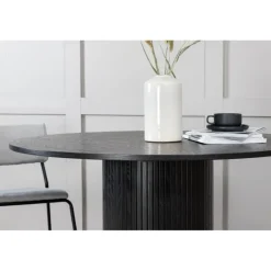 Bianca Rundt spisebord - Sort
