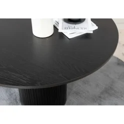 Bianca Rundt spisebord - Sort