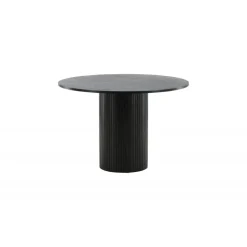 Bianca Rundt spisebord - Sort