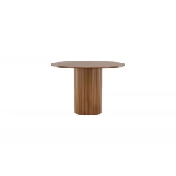 Bianca Rundt spisebord - Sort og Valnød