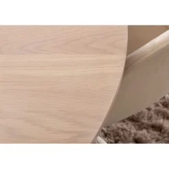 Bianca Rundt Spisebordssæt - Beige og Sort