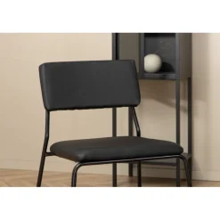 Bianca Rundt Spisebordssæt - Sort