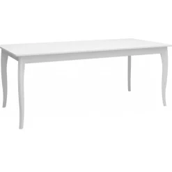 Birkerød spisebord 190cm massiv træ hvid