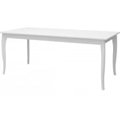 Birkerød spisebord 190cm massiv træ hvid