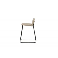 Bisbee Barstol - Beige og Sort