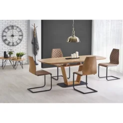 BLACKY Spisebord med udtræk