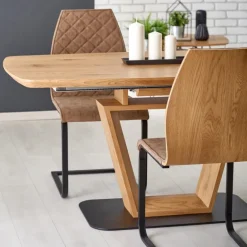 BLACKY Spisebord med udtræk