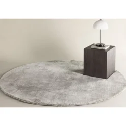 Blanca rund Tæppe Ø200 - Lysegrå