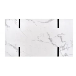 BLANCA Sofabord i Hvid marmorlook 110cm