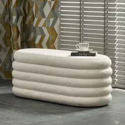 BLISS bænk med opbevaringsfunktion, Cremefarvet