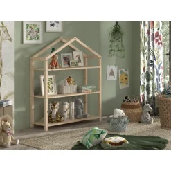 Bogreol i træ – Dallas Reol, natur