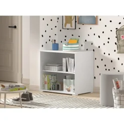 Bogreol til mellemhøjseng – Sam, hvid