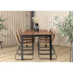 Bois Loungesæt - Havemøbelsæt - Beige,Sort,Natur