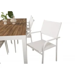 Bois t Loungesæt - Havemøbelsæt - Natur,Hvid