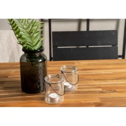 Bois t Loungesæt - Havemøbelsæt - Sort,Natur