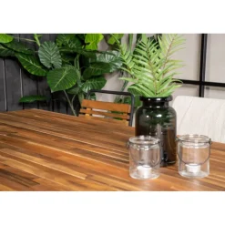 Bois t Spisestuesæt - Sort,Natur