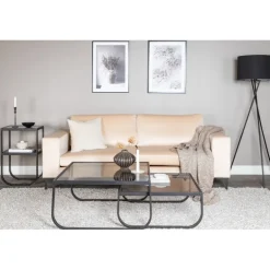 Bolero 3 personers Sofa - Beige og Sort