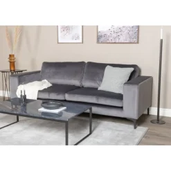 Bolero 3 personers Sofa - Sort og Grå