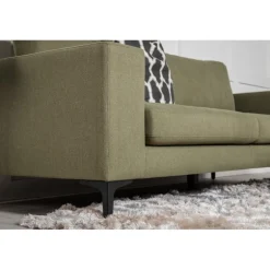 Bolero 3 personers Sofa - Sort og Grøn