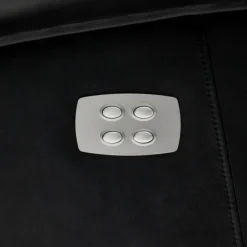 Bonanza Lænestol i læder med indbygget skammel