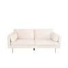 Boom 3 personers Sofa - Beige og Messing