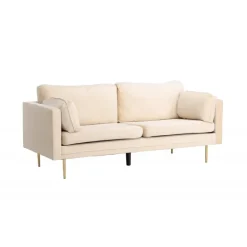 Boom 3 personers Sofa - Beige og Messing