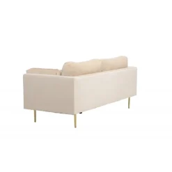 Boom 3 personers Sofa - Beige og Messing