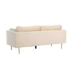 Boom 3 personers Sofa - Beige og Messing