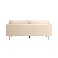 Boom 3 personers Sofa - Beige og Messing