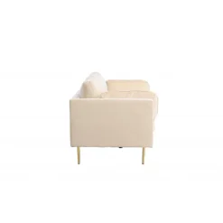 Boom 3 personers Sofa - Beige og Messing