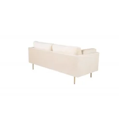 Boom 3 personers Sofa - Beige og Messing