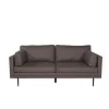 Boom 3 personers Sofa - Sort og Brun