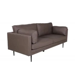 Boom 3 personers Sofa - Sort og Brun