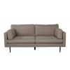 Boom 3 personers Sofa - Sort og Brun
