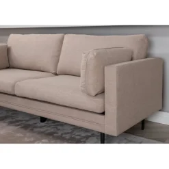 Boom 3 personers Sofa - Sort og Brun