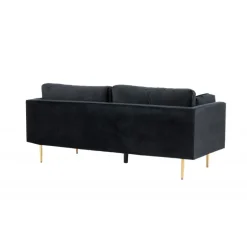 Boom 3 personers Sofa - Sort og Messing