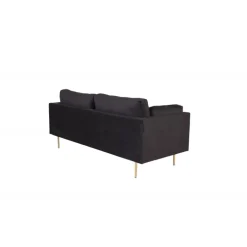 Boom 3 personers Sofa - Sort og Messing