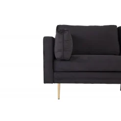 Boom 3 personers Sofa - Sort og Messing