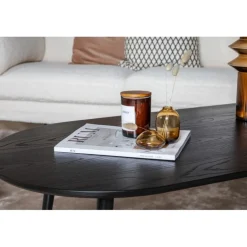 Boom 3 personers Sofa - Sort og Hvid