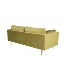 Boom Sofa Grøn Velour med Sort stålben
