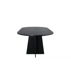 Bootcut Oval Ovalt spisebord - Sort