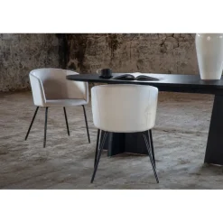 Bootcut Oval Ovalt spisebord - Sort