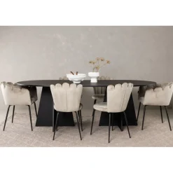 Bootcut Oval Spisebordssæt