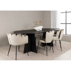 Bootcut Oval Spisebordssæt