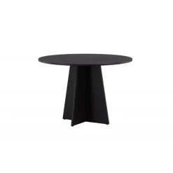 Bootcut Rundt Rundt spisebord - Sort
