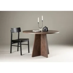 Bootcut Rundt spisebord Ø110 cm - Mocca